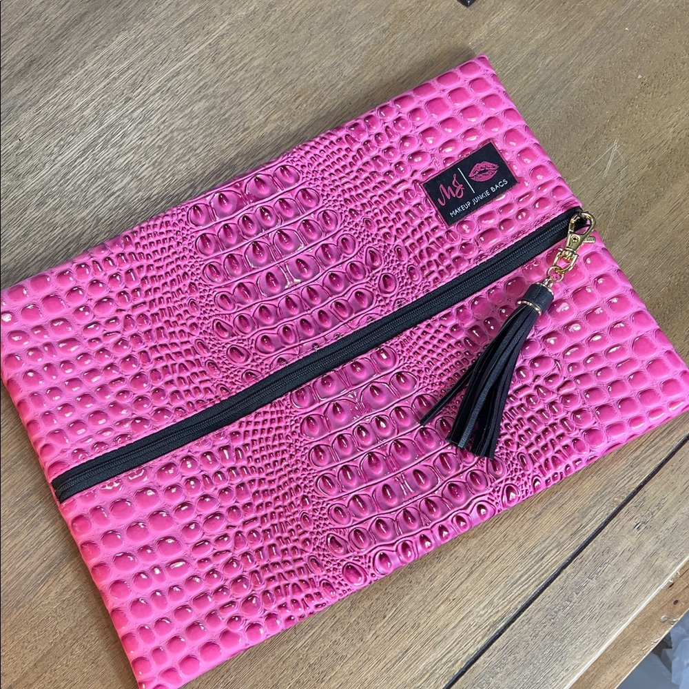 Makeup Junkie Cosmetic Bag with Tassel
